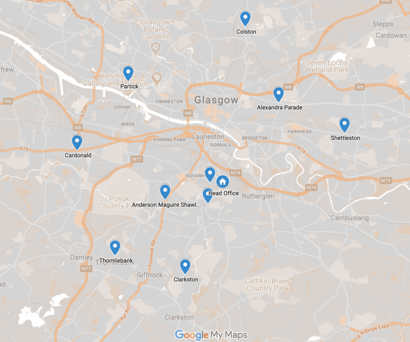 Anderson Maguire locations in Glasgow